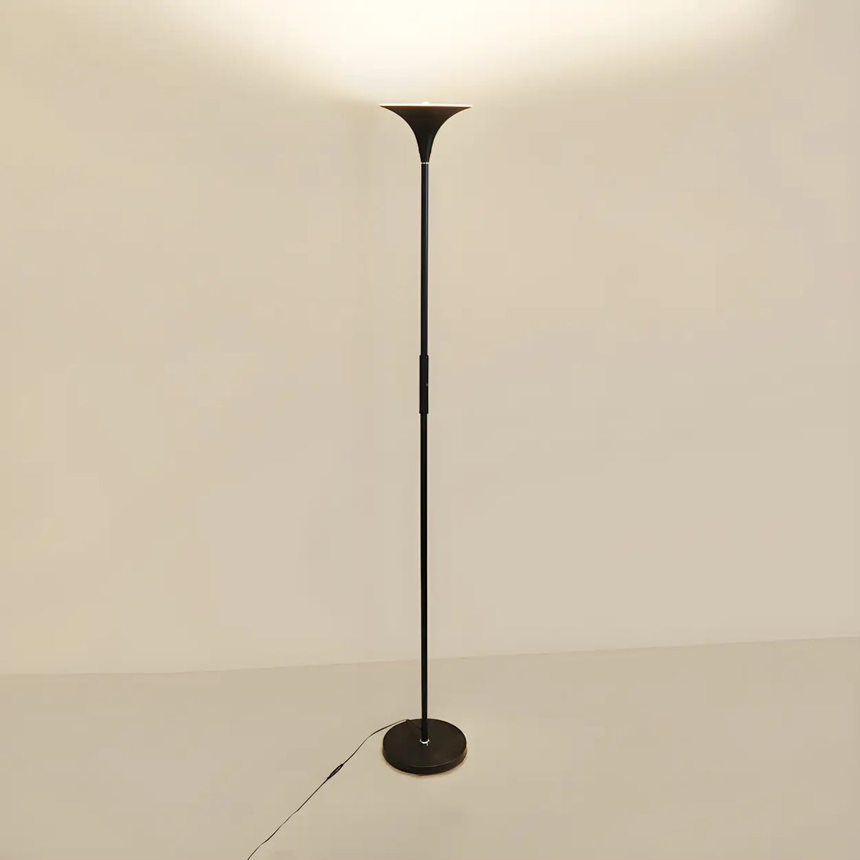 Adjustable Brightness Modern Torchiere Floor Lamp Image - 2