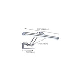 Adjustable Chrome Linear Bathroom Vanity Light Fixture Image - 11