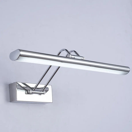 Adjustable Chrome Linear Bathroom Vanity Light Fixture Image - 2