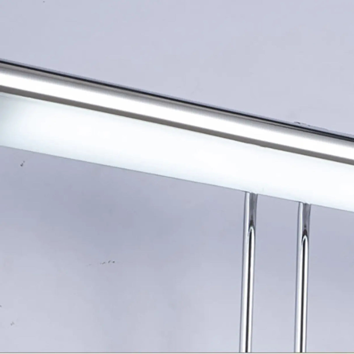 Adjustable Chrome Linear Bathroom Vanity Light Fixture Image - 9