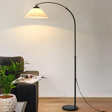 Adjustable Classic Cone Arched Metal Floor Lamp Image - 1