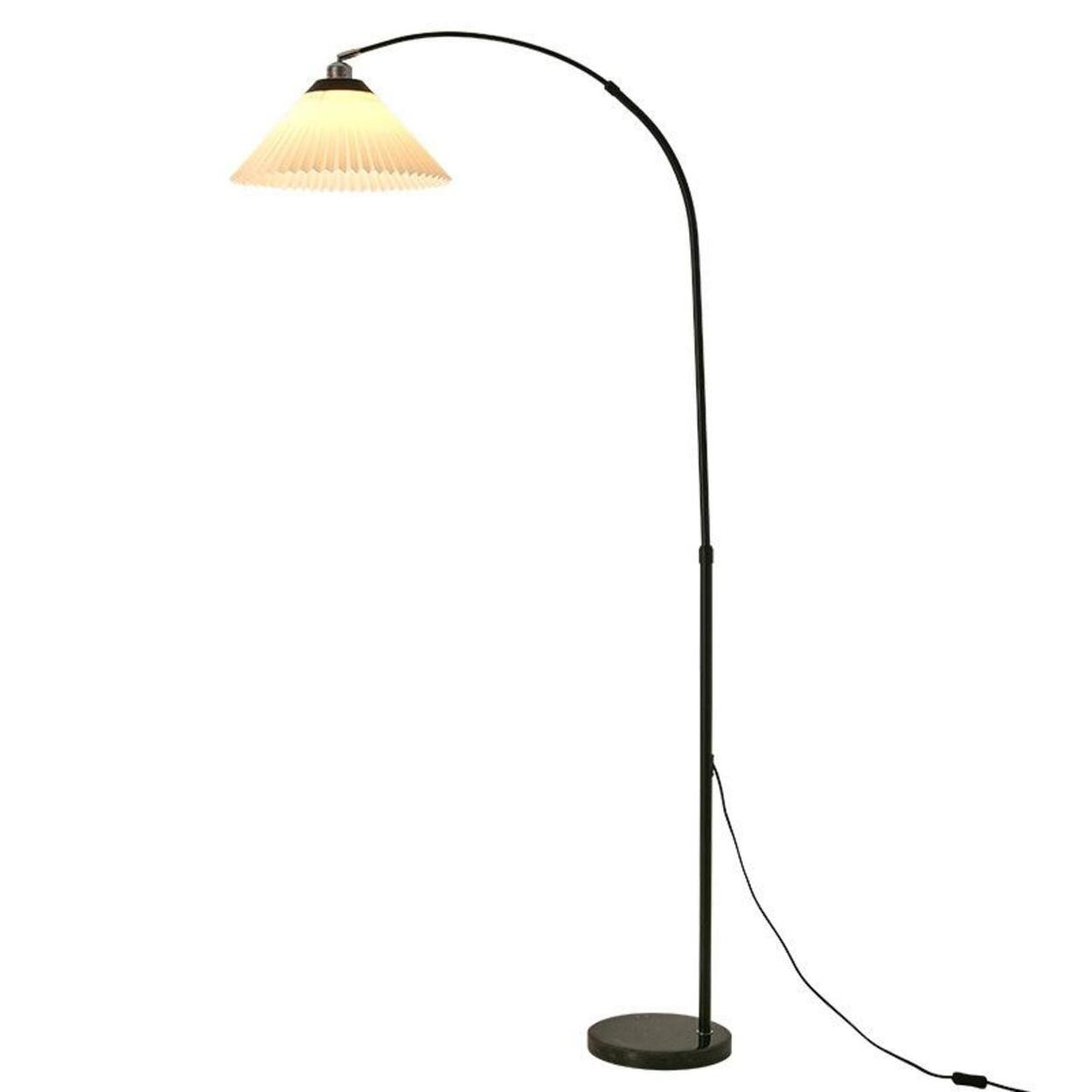 Adjustable Classic Cone Arched Metal Floor Lamp Image - 5