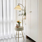 Adjustable Cone Modern Metal Floor Lamp with Storage Image - 13