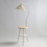 Adjustable Cone Modern Metal Floor Lamp with Storage Image - 3