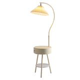 Adjustable Cone Modern Metal Floor Lamp with Storage Image - 5