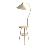 Adjustable Cone Modern Metal Floor Lamp with Storage Image - 6