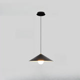 Adjustable Cord Modern Iron Cone Conical Pendant Light Image - 2