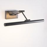 Adjustable Cylinder Black Metal Bathroom Vanity Light Image - 10