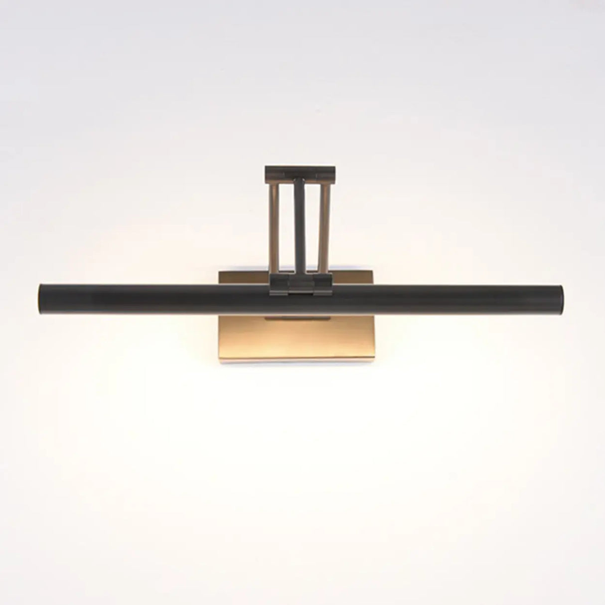 Adjustable Cylinder Black Metal Bathroom Vanity Light Image - 6