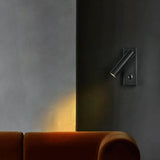 Adjustable Cylindrical Metal Reading Wall Bedroom Lamp Image - 1