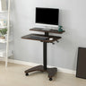 Adjustable Foldable White Wood Small Standing Desk Image - 5