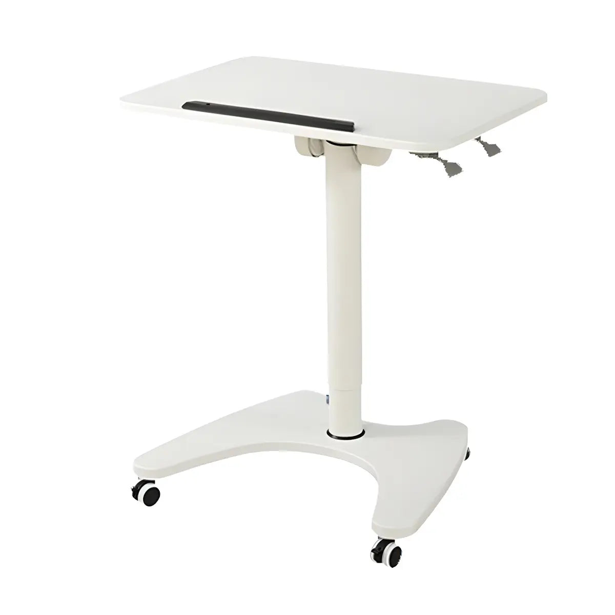 Adjustable Foldable White Wood Small Standing Desk Image - 9