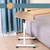 Adjustable Folding Mobile Black Sled Standing Desk Image - 11