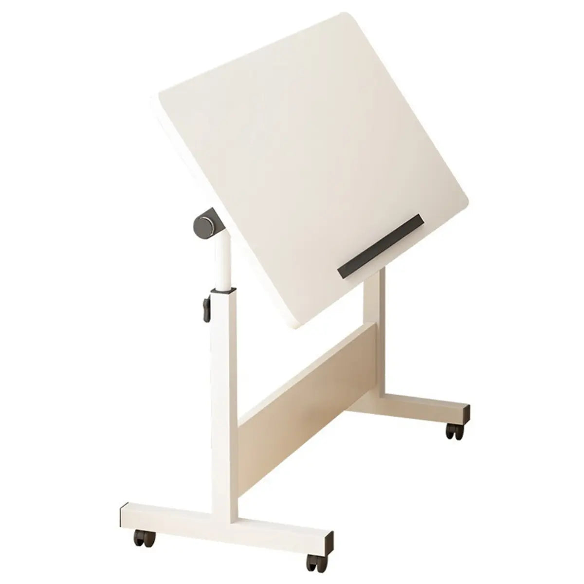 Adjustable Folding Mobile Black Sled Standing Desk Image - 9