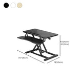 Adjustable Folding Wood Trestle Standing Desk Converter #size