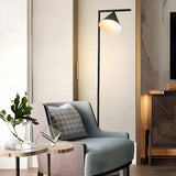 Adjustable Gold Cone Modern Metal LED Floor Lamp Image - 14