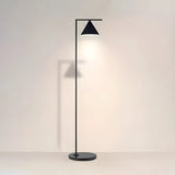 Adjustable Gold Cone Modern Metal LED Floor Lamp Image - 8