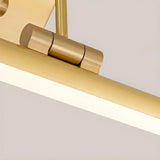 Adjustable Gold Modern Cylinder LED Vanity Light Image - 8