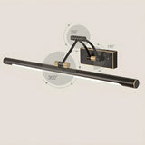 Adjustable Gold Modern Cylinder LED Vanity Light Image - 9