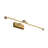 Adjustable Golden Linear Bathroom Vanity Mirror Light Image - 6