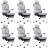 Adjustable Grey Modern Ergonomic Mesh Office Chair Image - 16