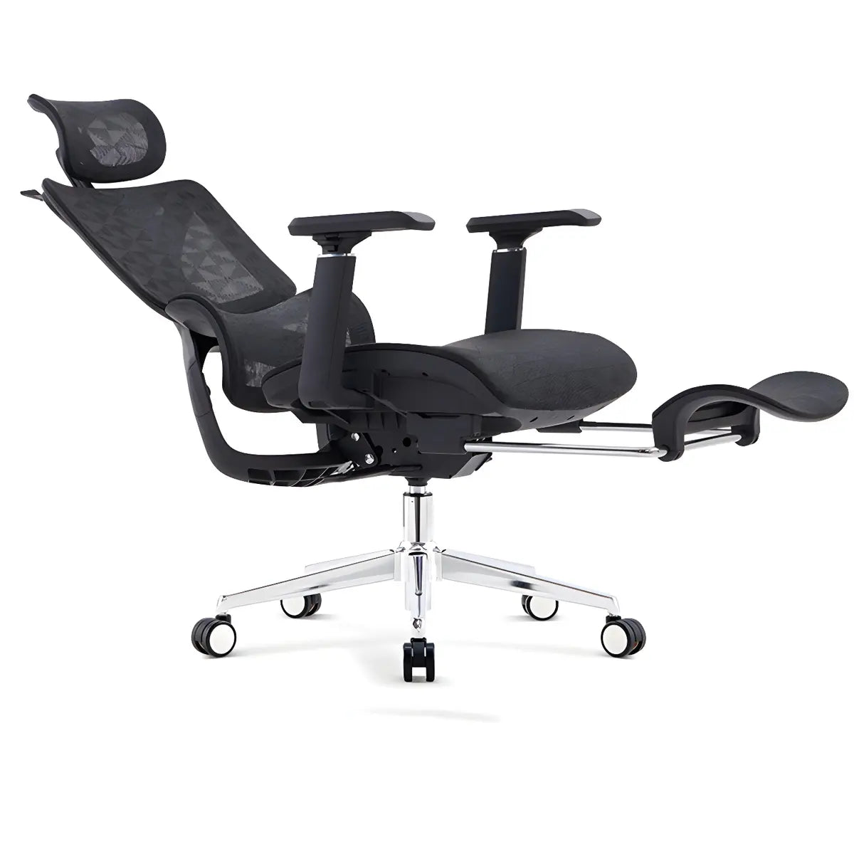 Adjustable Grey Modern Ergonomic Mesh Office Chair Image - 17