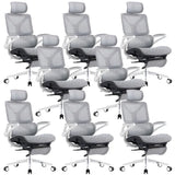 Adjustable Grey Modern Ergonomic Mesh Office Chair Image - 18