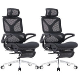 Adjustable Grey Modern Ergonomic Mesh Office Chair Image - 20