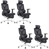 Adjustable Grey Modern Ergonomic Mesh Office Chair Image - 25