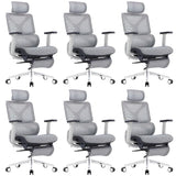 Adjustable Grey Modern Ergonomic Mesh Office Chair Image - 6