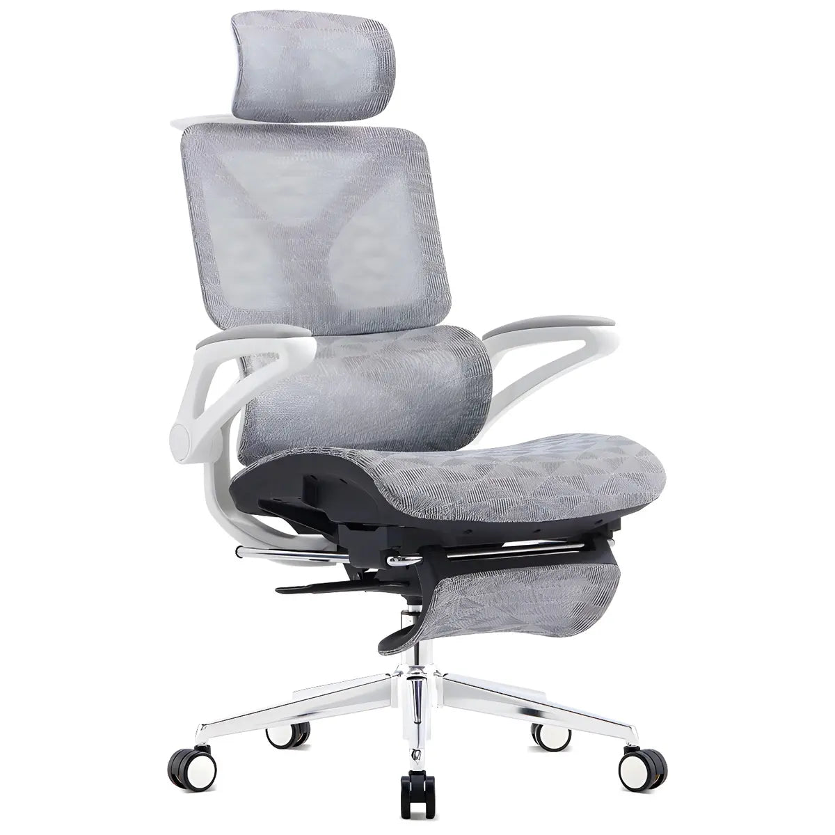 Adjustable Grey Modern Ergonomic Mesh Office Chair Image - 8