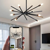 https://www.homebaa.com/collections/black-modern-chandeliers #Black Modern Chandeliers