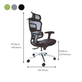 Adjustable Headrest Modern Ergonomic Mesh Office Chair Image - 12