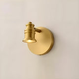 Adjustable Heads Straight Gold Brass Vanity Light Image - 2