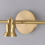 Adjustable Heads Straight Gold Brass Vanity Light Image - 9