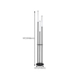 Adjustable Height Black Stand Simple Tube Floor Lamp #size