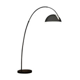 Adjustable Height Chrome Dome and Arc Floor Lamp Image - 6