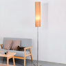 Adjustable Height Cylinder Shade Metal Base Floor Lamp Image - 5