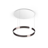 Adjustable Height Modern Minimalist LED Circular Chandelier Image - 15