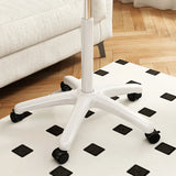 Adjustable Height White Wood Narrow Small Standing Desk Image - 13