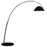 Adjustable Metal Black Dome and Arc Floor Lamp Image - 8