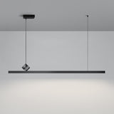 Adjustable Minimalist Linear Island Pendant Light Image - 6