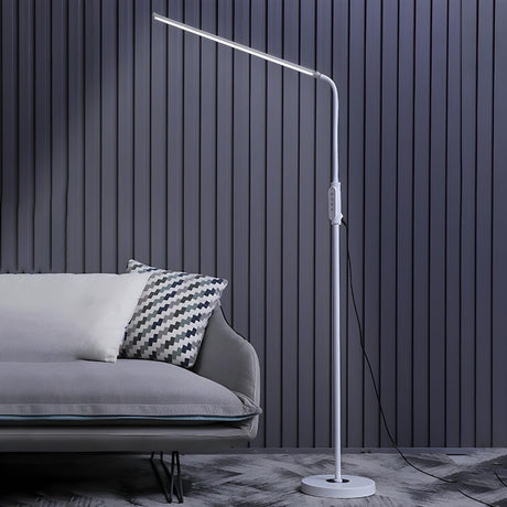 Adjustable Minimalist Linear LED Reading Floor Lamp Image - 1