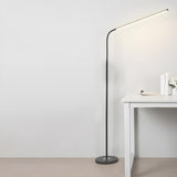 Adjustable Minimalist Linear LED Reading Floor Lamp Image - 14