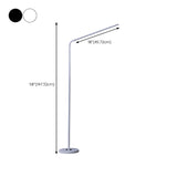 Adjustable Minimalist Linear LED Reading Floor Lamp Image - 21