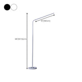 Adjustable Minimalist Linear LED Reading Floor Lamp Image - 22