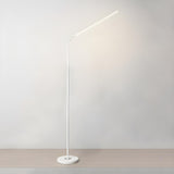 Adjustable Minimalist Linear LED Reading Floor Lamp Image - 7