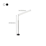 Adjustable Minimalist Metal Linear LED Floor Lamp Image - 12