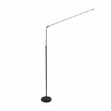 Adjustable Minimalist Metal Linear LED Floor Lamp Image - 8