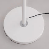 Adjustable Minimalist White Disc LED Floor Lamp Image - 15